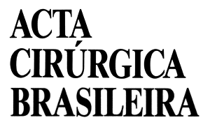 Logomarca do periódico: Acta Cirúrgica Brasileira