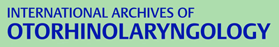Logomarca do periódico: International Archives of Otorhinolaryngology
