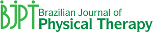 Logomarca do periódico: Brazilian Journal of Physical Therapy