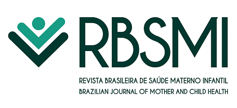 Logomarca do periódico: Revista Brasileira de Saúde Materno Infantil