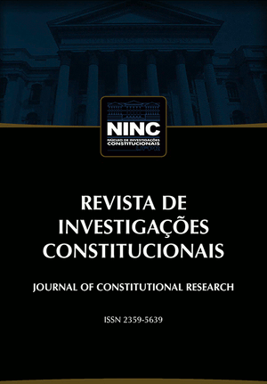 Logomarca do periódico: Revista de Investigações Constitucionais