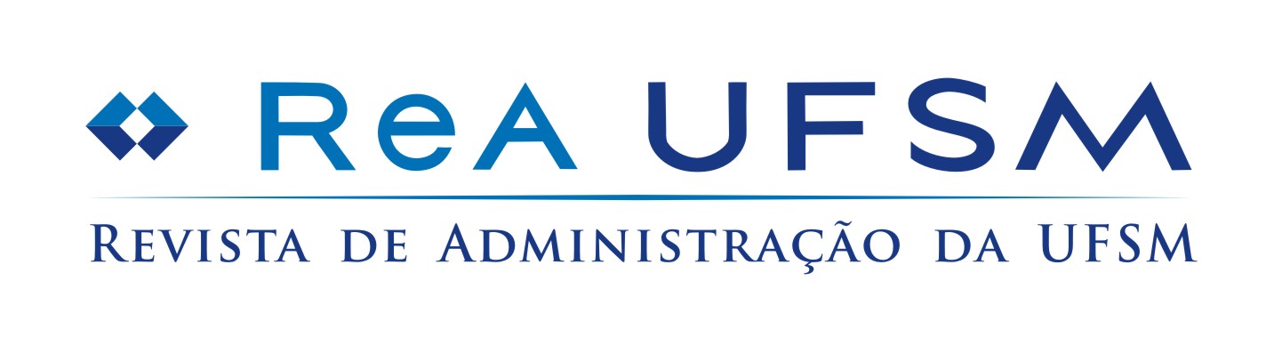 Logomarca do periódico: Revista de Administração da UFSM
